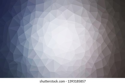 Light Purple vector triangle mosaic background. Creative geometric illustration in Origami style with gradient. A completely new design for your leaflet.