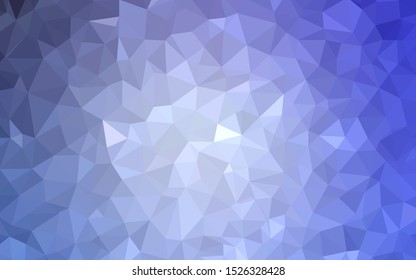 Light Purple vector triangle mosaic texture. A sample with polygonal shapes. A completely new design for your leaflet.