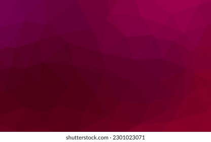 Light Purple vector triangle mosaic template. Brand new colorful illustration in with gradient. Textured pattern for background.