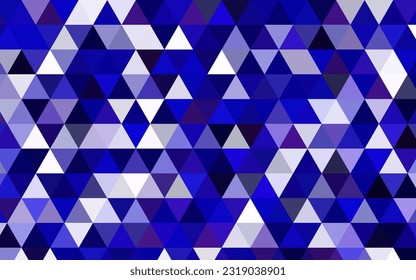 Light Purple vector triangle mosaic background. A completely new color illustration in a vague style. The textured pattern can be used for background.