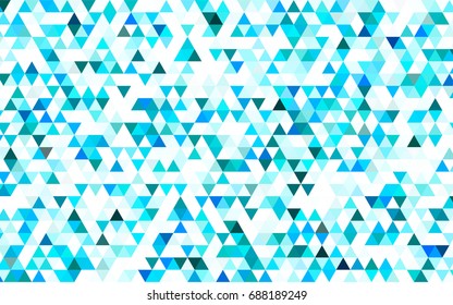 Light Purple vector triangle mosaic template. An elegant bright illustration with gradient. Brand-new style for your business design.