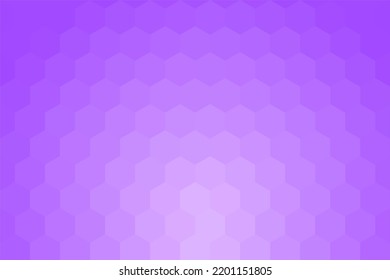 Light Purple Violet Hexagonal Gradient Abstract Geometric Background Vector Illustration