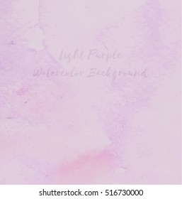Light Purple Watercolor Background