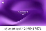 Light purple wave abstract background. Gradient. The surface texture of the fabric is firm. Dark colored background with space for design. Plum eggplant color combination