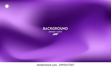 Light purple wave abstract background. Gradient. The surface texture of the fabric is firm. Dark colored background with space for design. Plum eggplant color combination