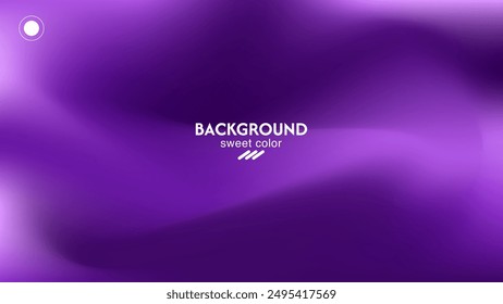 Light purple wave abstract background. Gradient. The surface texture of the fabric is firm. Dark colored background with space for design. Plum eggplant color combination