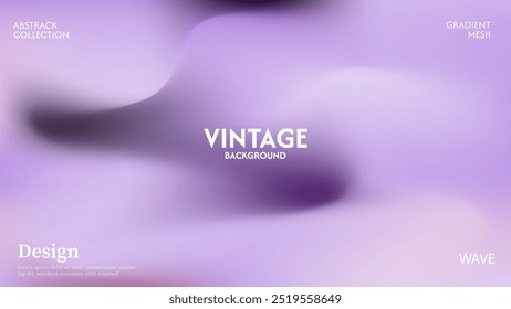 Arrière-plan abstrait vague violet clair. Texture de surface douce. Arrière-plan de couleur sombre avec place pour le design. dans eps10