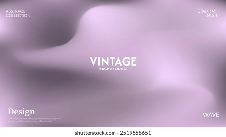 Arrière-plan abstrait vague violet clair. Texture de surface douce. Arrière-plan de couleur sombre avec place pour le design. dans eps10