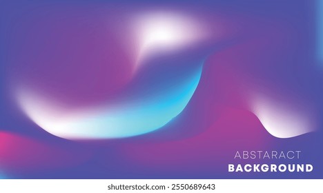 Light purple wave abstract background Gradient. The surface texture of the fabric is firm. Dark colored background with space for design.