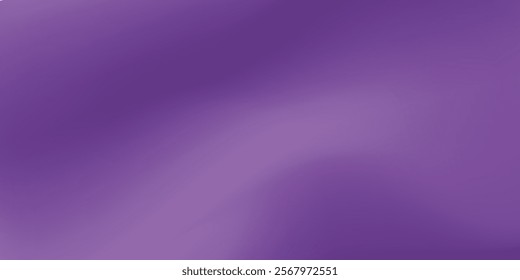 Light purple wave abstract background. Gradient. The surface texture of the fabric is firm. Dark colored background with space for design. Plum eggplant color combination
