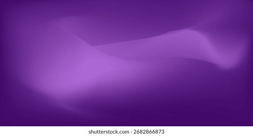 Fondo abstracto de onda púrpura claro. Gradiente. La textura de la superficie de la tela es firme. Fondo de color oscuro con espacio para el diseño. Combinación de color de berenjena ciruela
