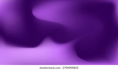 Fundo abstrato de onda roxa clara. Fundo de cor roxo do gradiente. Fundo de cor escura com espaço para design. Combinação de cor de beringela de ameixa