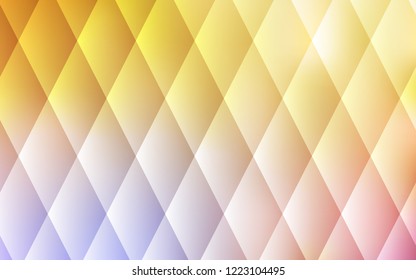 Light Purple, Yellow vector background with rectangles. Illustration with set of colorful rectangles. Best design for your ad, poster, banner.