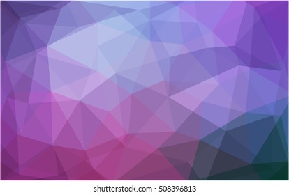 Light purple-pink abstract mosaic pattern. Triangular geometric sample with gradient.  The completely new template can be used for your brand book.