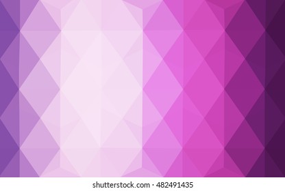 Light purple-pink abstract mosaic template. A sample with polygonal shapes. The template can be used as a background for cell phones.