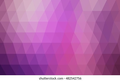 Light purple-pink abstract polygonal background. A sample with polygonal shapes. A completely new design for your business.
