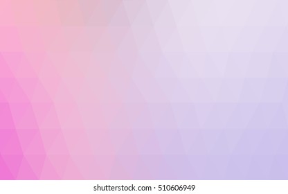 Light purple-pink abstract polygonal background. Geometric illustration in Origami style with gradient.  Brand-new style for your business design.