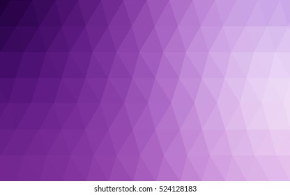 Light purple-pink abstract polygonal background. An elegant bright illustration with gradient. The textured pattern can be used for background.