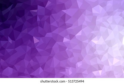 Light purple-pink abstract polygonal pattern. A completely new color illustration in a vague style. The completely new template can be used for your brand book.
