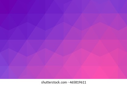 Light purple-pink blurry triangle background. An elegant bright illustration with gradient. A completely new template for your business design.