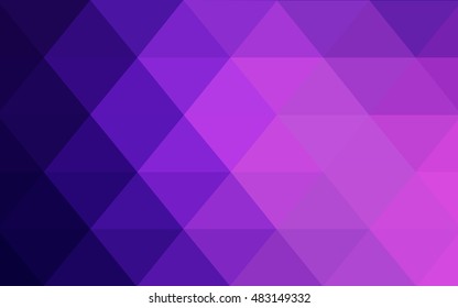 Light purple-pink blurry triangle background. Shining colored illustration in a brand-new style. The polygonal design can be used for your web site.
