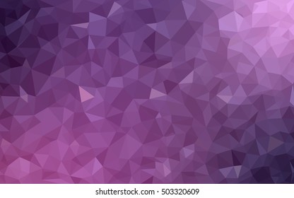 Light purple-pink blurry triangle background. An elegant bright illustration with gradient. A completely new design for your business.