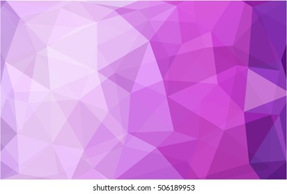 Light purple-pink blurry triangle background. Brand-new colored illustration in blurry style with gradient. The template can be used as a background for cell phones.