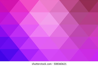Light purple-pink blurry triangle template. A completely new color illustration in a vague style. The textured pattern can be used for background.