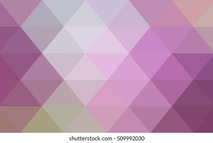 Light purple-pink blurry triangle template. A sample with polygonal shapes. A completely new template for your business design.