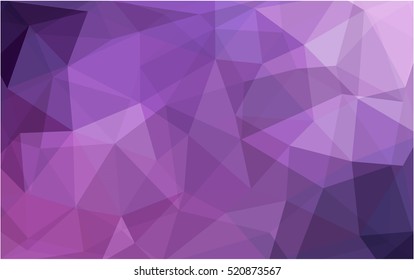 Light purple-pink blurry triangle template. Modern geometrical abstract illustration with gradient. The template can be used as a background for cell phones.