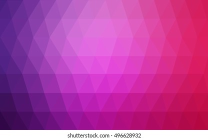 Light purple-pink low poly background. A completely new color illustration in a vague style. The completely new template can be used for your brand book.