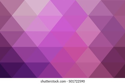 Light purple-pink polygon abstract template. Creative geometric illustration in Origami style with gradient. A completely new design for your business.