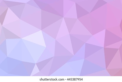 Light purple-pink polygonal illustration, which consist of triangles. Triangular design for your business. Geometric background in Origami style with gradient.