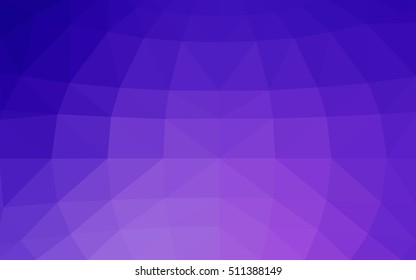 Light purple-pink polygonal illustration, which consist of triangles. Triangular design for your business. Geometric background in Origami style with gradient.