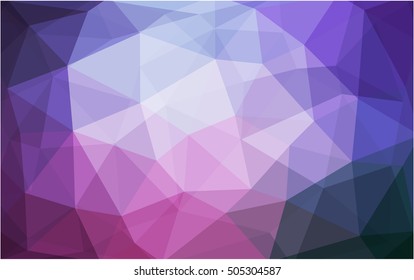Light purple-pink polygonal pattern. Colorful illustration in abstract style with gradient. Brand-new style for your business design.