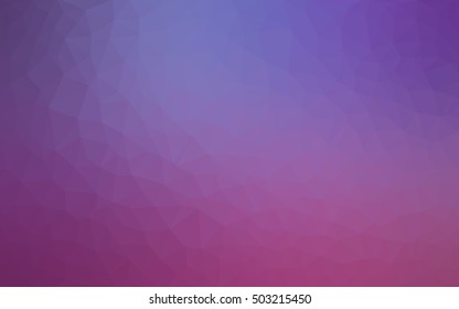 Light purple-pink polygonal template. An elegant bright illustration with gradient. A completely new design for your business.