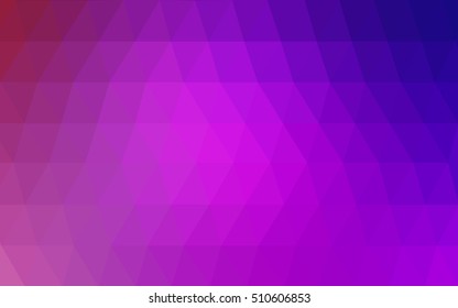 Light purple-pink shining triangular background. Creative geometric illustration in Origami style with gradient. Triangular pattern for your business design.