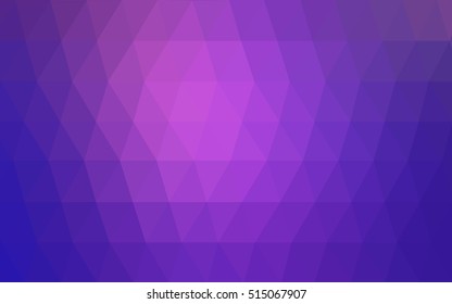 Light purple-pink triangle mosaic background. Glitter abstract illustration with an elegant design. Triangular pattern for your business design.