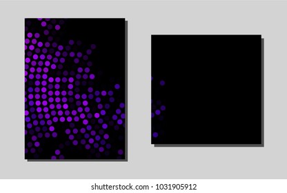 Light Purplevector background for presentations. Abstract booklet on colored background with gradient. Pattern for ads, leaflets, labels of your business.