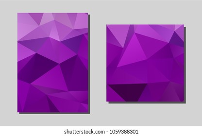 Light Purplevector banner for websites. Abstract booklet on colored background with gradient. New design for a poster, banner of your website.