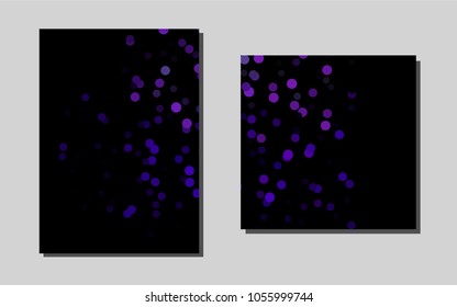 Light Purplevector banner for websites. Beautiful colored sample in A4 size. Pattern for beautiful business cards, folders.