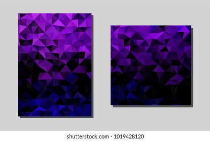 Light Purplevector brochure for ui, ux design. Web interface on abstract background with colorful gradient. Pattern for beautiful business cards, folders.