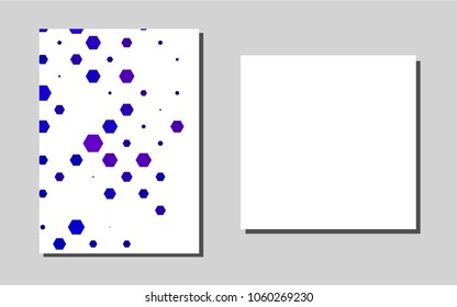 Light Purplevector brochure for ui, ux design. Beautiful colored sample in A4 size. Pattern for ads, leaflets, labels of your business.