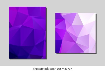 Light Purplevector cover for Envelopes. Modern abstract design concept with colorful gradient. Beautiful design for cover of notepads.