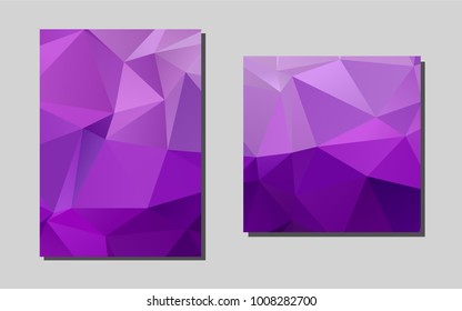 Light Purplevector template for landing pages. Booklet with textbox on colorful abstract background. Completely new template for your brand book.