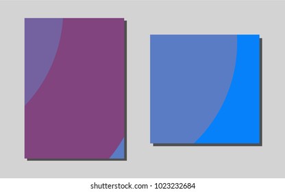 Light Purplevector template for landing pages. Modern abstract design concept with colorful gradient. Beautiful design for cover of notepads.