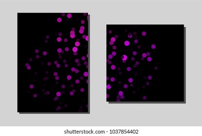 Light Purplevector template for landing pages. Modern abstract design concept with colorful gradient. Pattern can be used as a template for calendars.