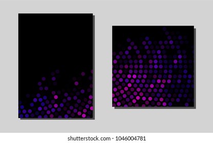 Light Purplevector template for landing pages. Beautiful colored sample in A4 size. Beautiful design for cover of notepads.