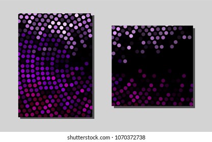 Light Purplevector template for landing pages. Blurred decorative design in abstract style with textbox. Pattern can be used as a template for calendars.