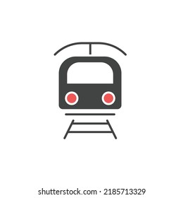 Light Rail Transit Icons  Symbol Vector Elements For Infographic Web